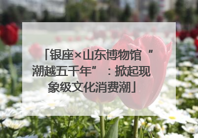 银座×山东博物馆“潮越五千年”：掀起现象级文化消费潮
