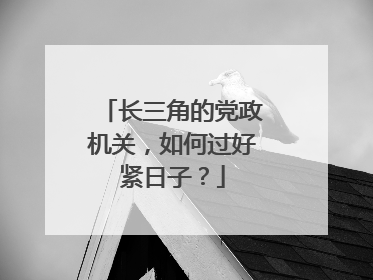 长三角的党政机关，如何过好紧日子？