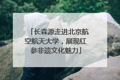 长森源走进北京航空航天大学，展现红参非遗文化魅力