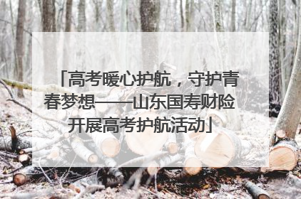 高考暖心护航，守护青春梦想——山东国寿财险开展高考护航活动