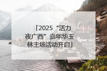 2025“活力夜广西”嘉年华玉林主场活动开启