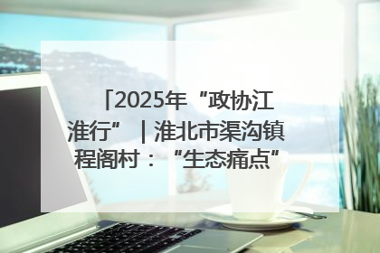 2025年“政协江淮行”｜淮北市渠沟镇程阁村：“生态痛点”变“生态景观”