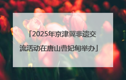 2025年京津冀非遗交流活动在唐山曹妃甸举办