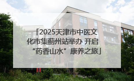 2025天津市中医文化市集蓟州站举办 开启“药香山水”康养之旅
