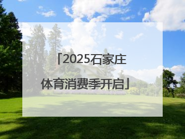 2025石家庄体育消费季开启
