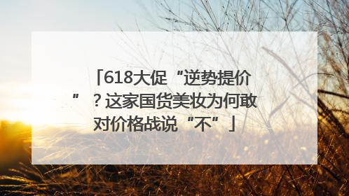 618大促“逆势提价”？这家国货美妆为何敢对价格战说“不”
