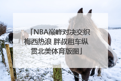 NBA巅峰对决交织梅西热浪 胖叔租车纵贯北美体育版图